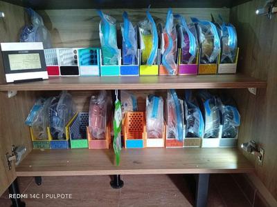 Cajas de almacenamiento para rollos PLA D160x45mm, D200x60mm, D200x70mm y D202x76mm.