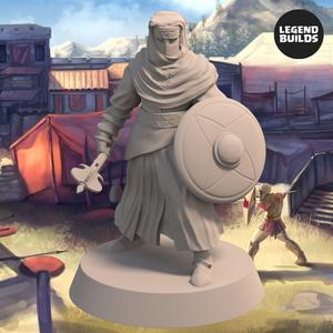 FREE - Night s Cult Follower With Mace - Pose 1 - 3D printable miniature - STL file