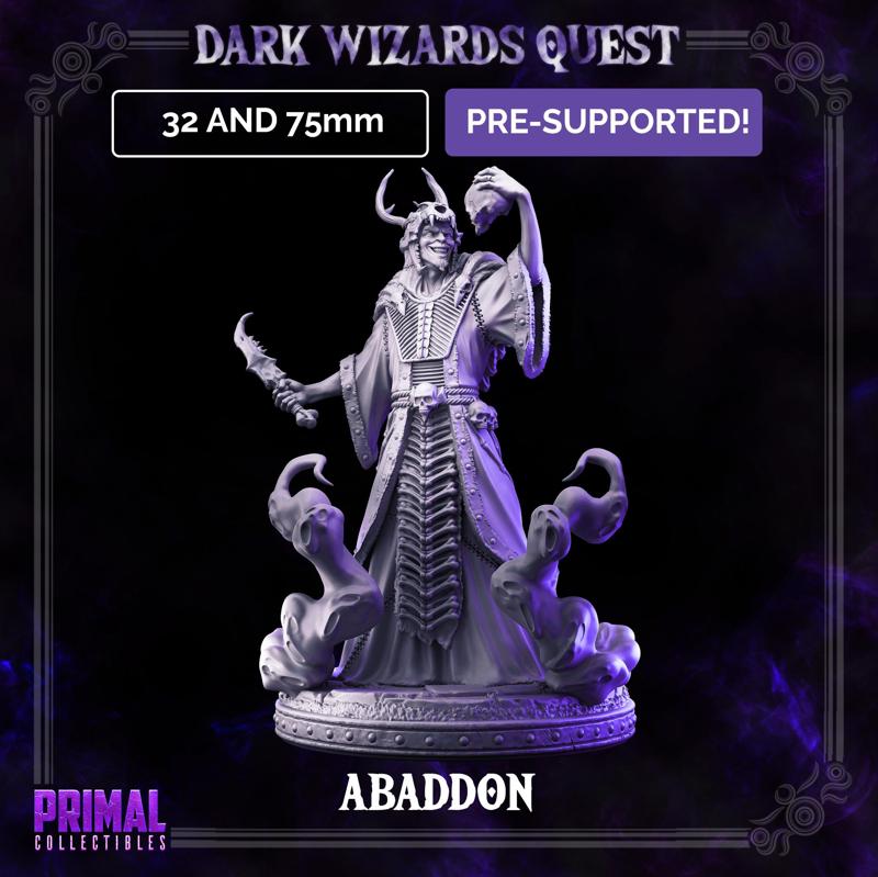 Necromancer - Abaddon - DARK WIZARDS - MASTERS OF DUNGEONS QUEST
