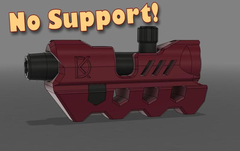 Bolt Action Fidget redesign / remix without Support