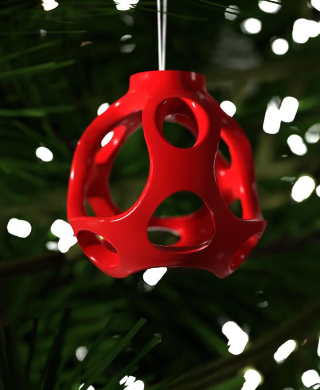 Christmas Ornament Fractal Frost 004