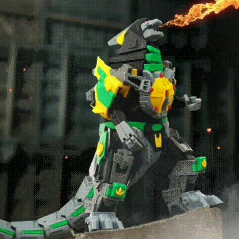 ARTICULATED DRAGONLORD (not Dragonzord) - NO SUPPORT