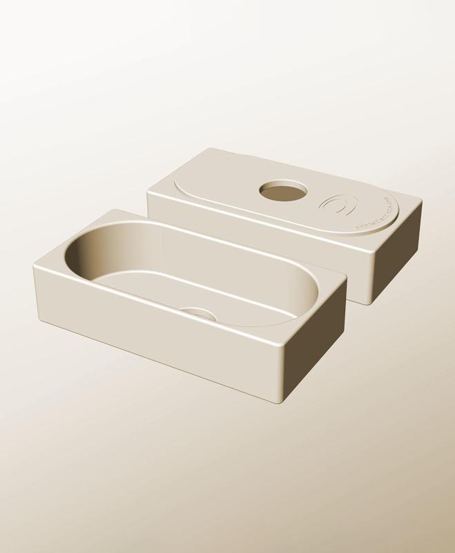 CX96-50-P Modular pierced component container modern decor