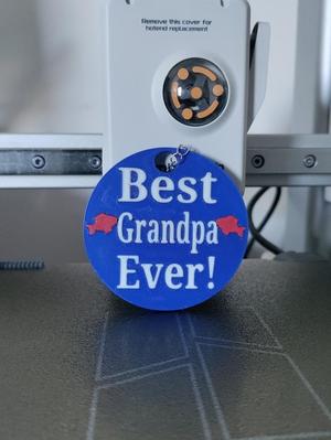 Best Grandpa Ever Keychain
