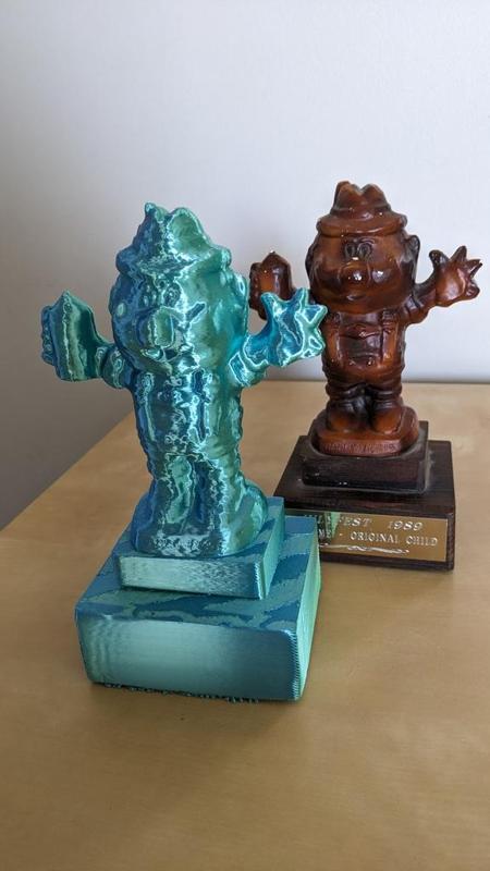 Vintage Happy Hans Trophy Replica