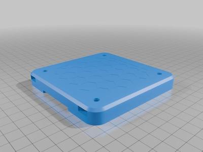 75mm VESA to 1.5 in by 1/8 in thick metal stock adapter