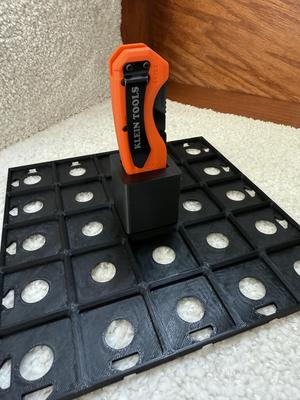 1x1 Gridfinity Refined Klein Tools Utility Knife Holder