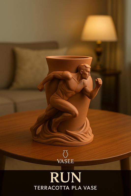 Vase Art – human organizer pot with soulful form