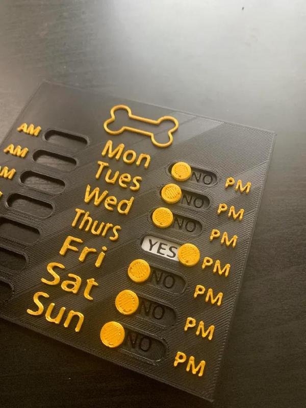 Has the dog been fed?   