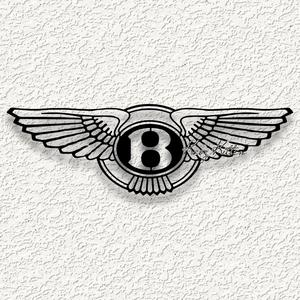 bentley car emblem logo wall art home decor