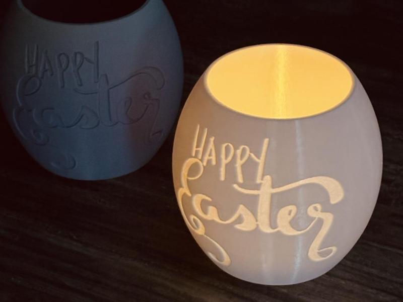 Happy Easter Tealight Holder