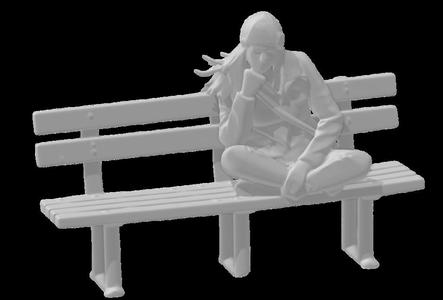 Patiently waiting for the bus 1/64