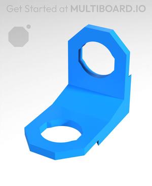 Type 3, Mid Thread Holes, 2x2 Inside Bracket