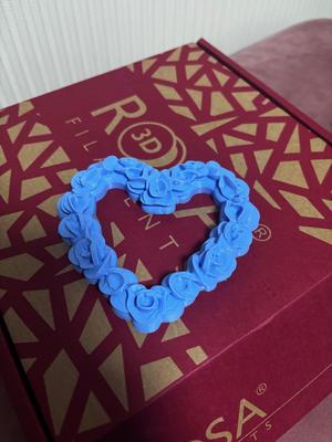 Valentines day love heart rose