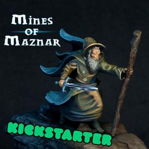 Gollnir the Wizard - Free STL from Mines of Maznar Kickstarter