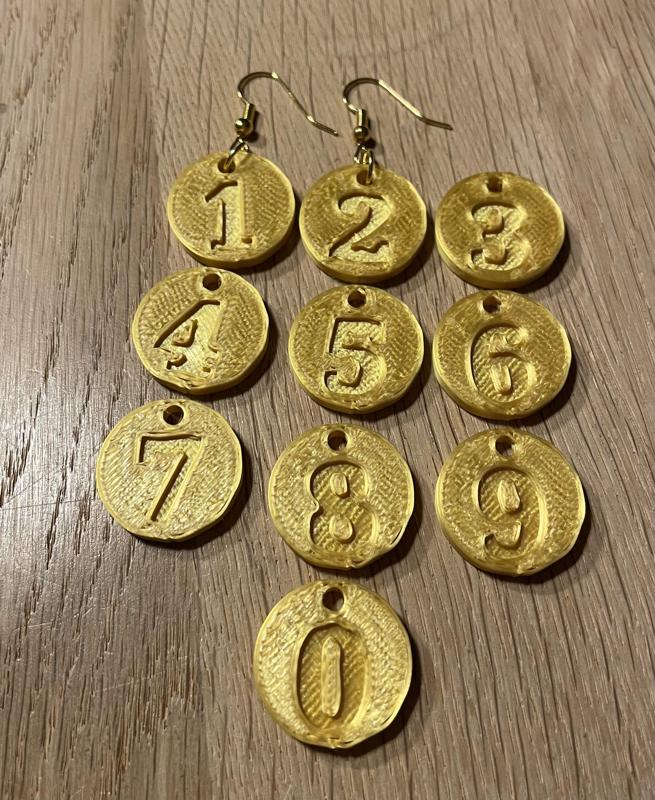 Number Pendant