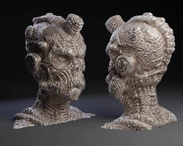 Irradiated Fallout Zombie Head   