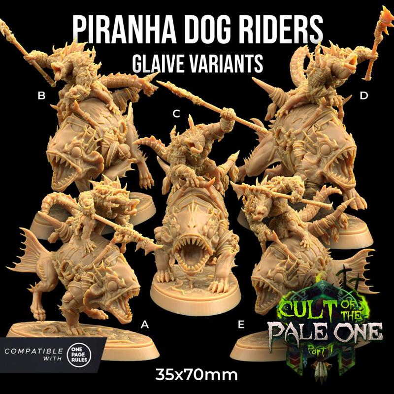 Piranha Dog Riders | PRESUPPORTED | Cult of the Pale One Pt. I