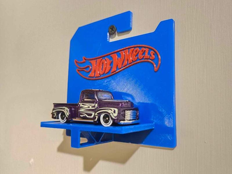 hot wheels and slot car display stand