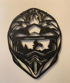 Motocross wall art 