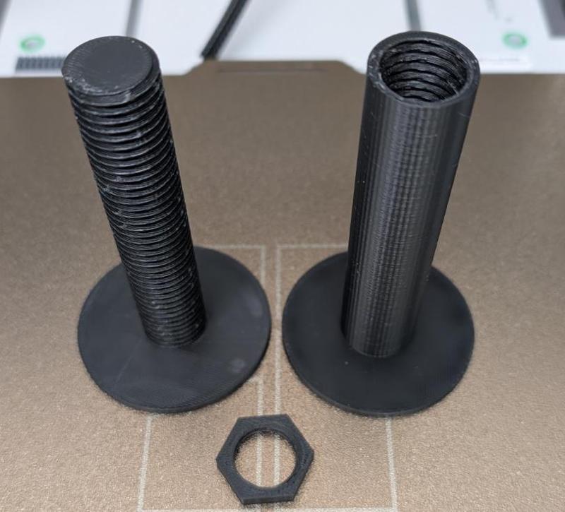 Threaded Spacer, Adjustable 100-200mm