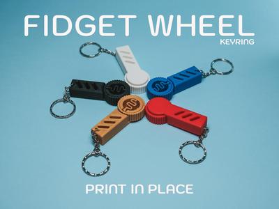 Keychain Fidget Wheel