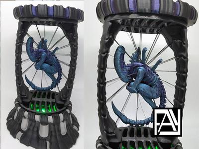 Suspended Alien Xenomorph