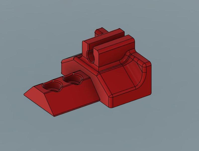 Silikon Abtreifer 2.4/Trident Bucket Mount