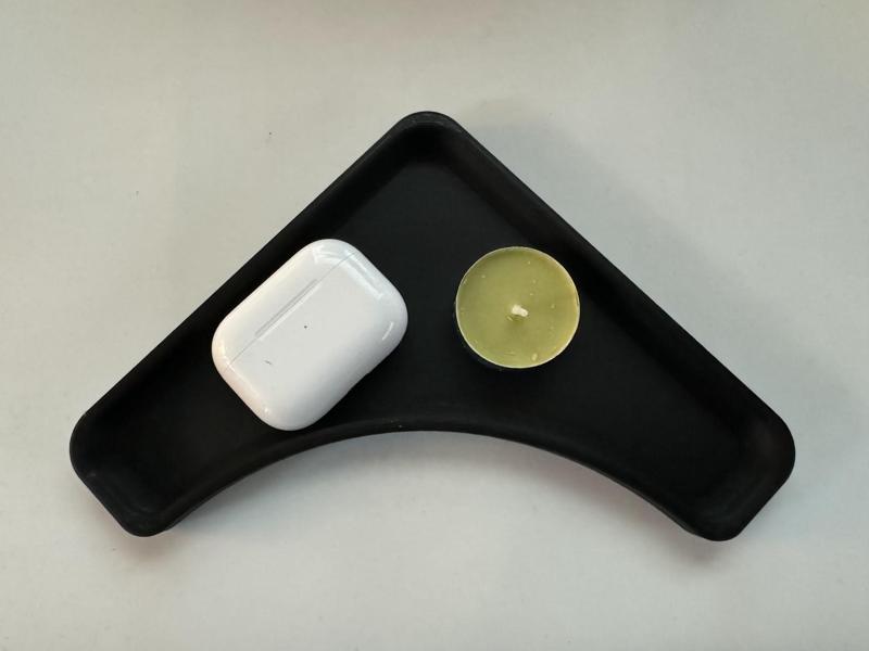 Modern Corner Bath Tray