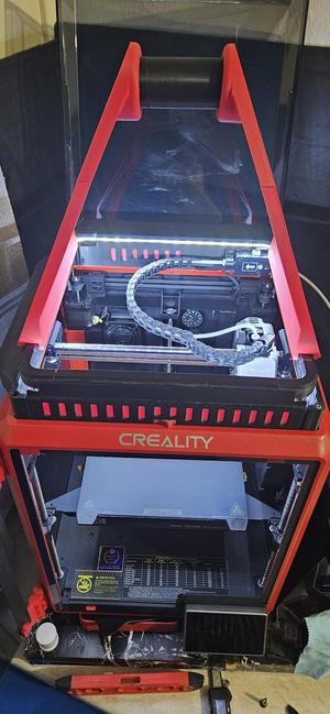 Creality K1 & K1C top mounted filament on RISER