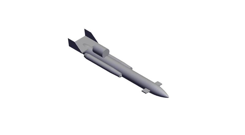 1/100 Scale Chinese Anti-Ship Missile C-101.stl