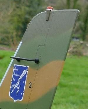  Tail Fin Light for R/C Correx PSS Impala Slope Soaring Glider