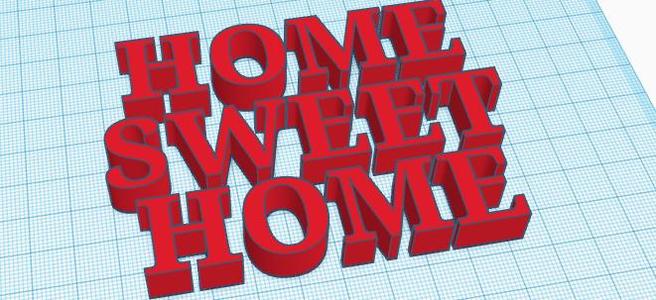 HOME SWEET HOME SIGN