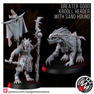 GREATER GOOD KROOLL HERDER WITH SAND HOUND