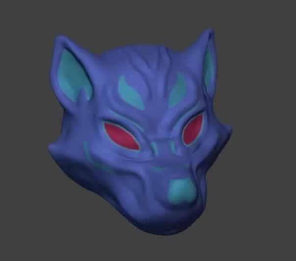 Blox Fruit Kitsune Mask   