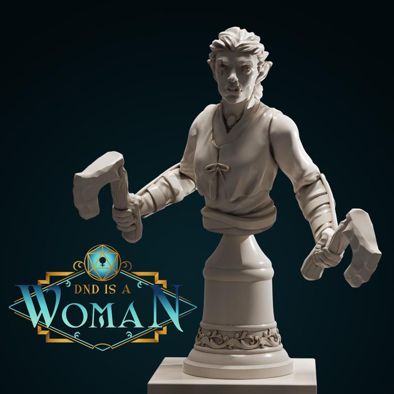 Half-Orc Ranger - Zanda - Bust