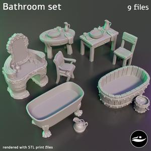 Fantasy bathroom set