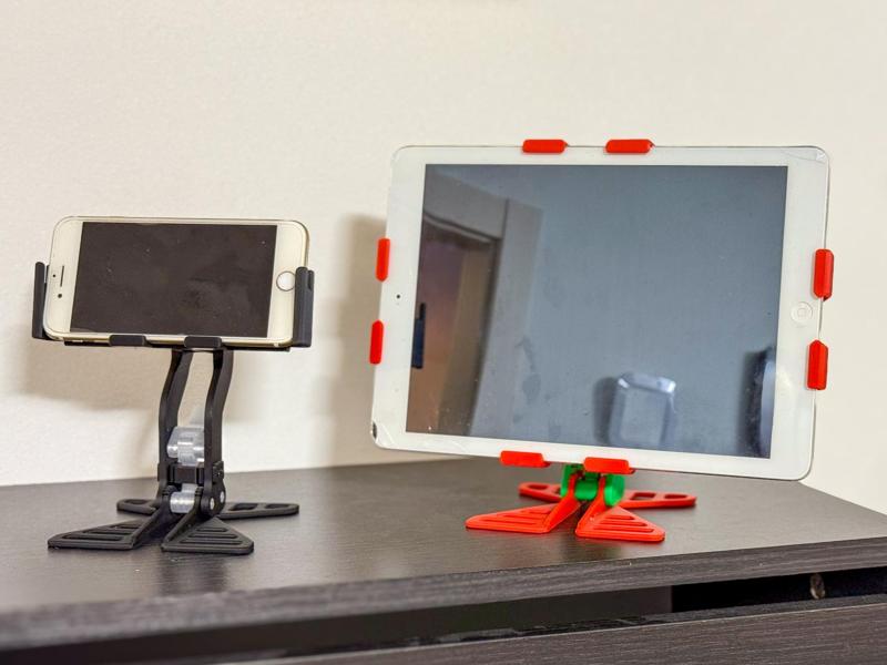 Adjustable Phone and Tablet Holder for desk