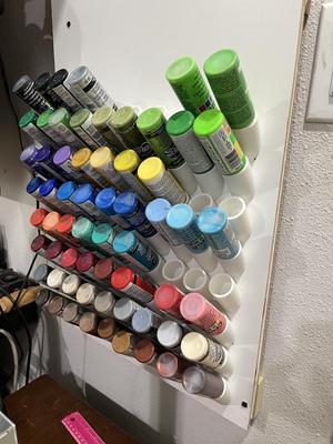 Acrylic paint holder