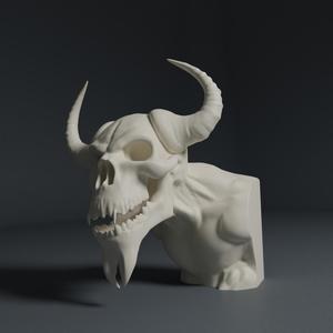 AI Skull Collection - Skull 5 + Corner deco