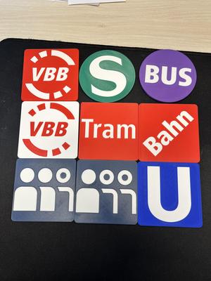 Public Transport Coaster / ÖPNV Untersetzer