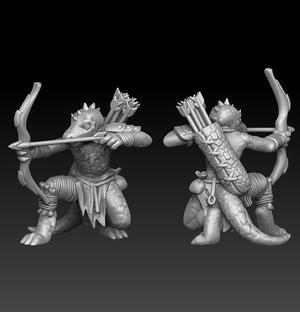 lizard tribal archer