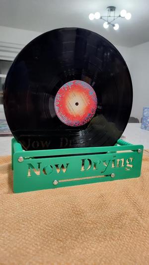 Vinyl Record LP Album Drying Rack Stand