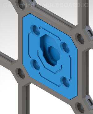 Multipoint Hole - Small Threads - Plate Snap