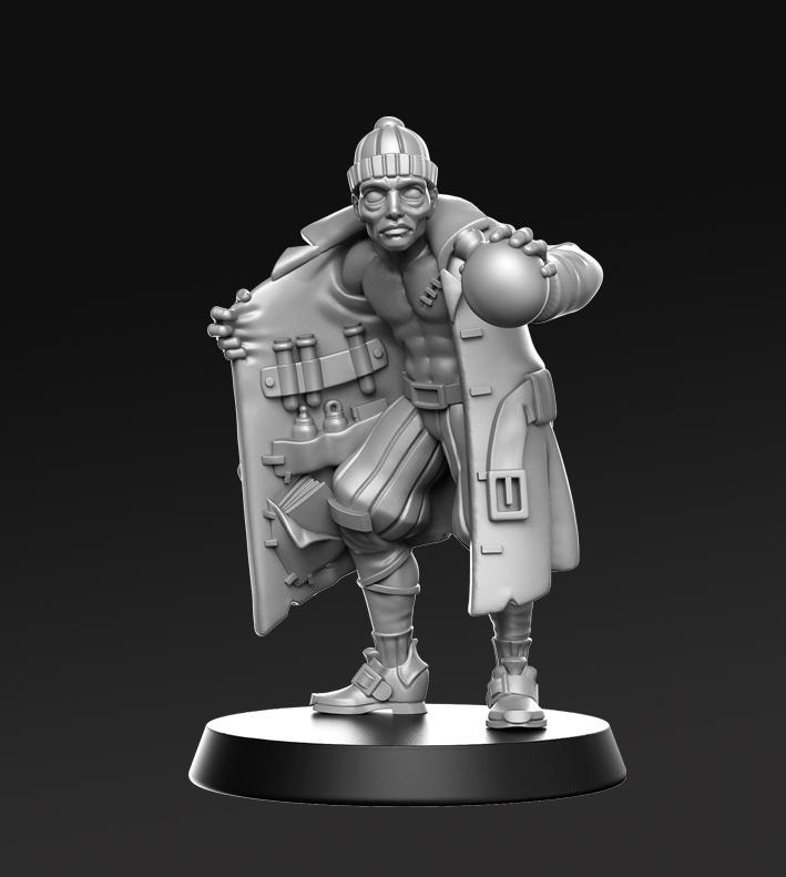 Allan - Investigator - 32mm - DnD -