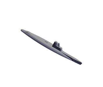 1250 Scale USS Poseidon Waterline.stl
