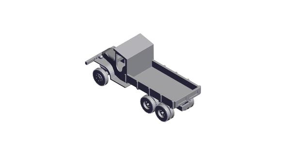 1/87 Scale CCKW Dump Truck.stl