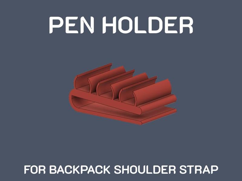 Pen Holder For Backpack Strap