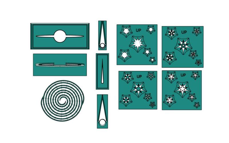 Space AirBrush Stencils 