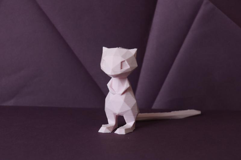 Mew Low Poly